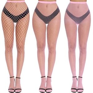 Fishnet tights 3 pack